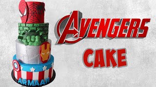 Avengers Superhero cake [upl. by Backer]