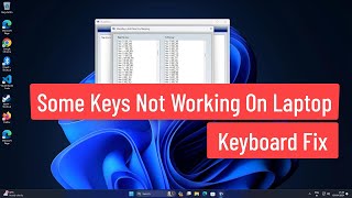 Some Keys Not Working On Laptop Keyboard Fix [upl. by Lainahtan108]