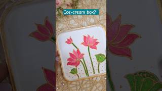 Icecream ka dibba mat fekna 😂 painting shorts shortvideo homedecor artandcraft [upl. by Llezniuq]