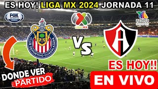 Chivas vs Atlas EN VIVO donde ver Partido Chivas vs Atlas a que hora juega Liga MX 2024 Jornada 11 [upl. by Hathcock]