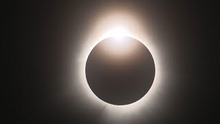 2024 total solar eclipse Watch as totality happens in Indiana [upl. by Coralie]