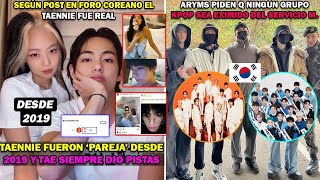 😮 TAENNIE FUERON PAREJA DESDE 2019ARMYS PIDEN Q NCT127 Y SEVENTEEN NO SEAN EXENTOS DEL SERVICIO M [upl. by Nnylodnewg925]