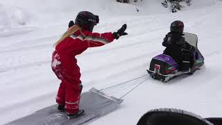 Snöskoter barnleksak Arctic cat snowmobile [upl. by Espy]