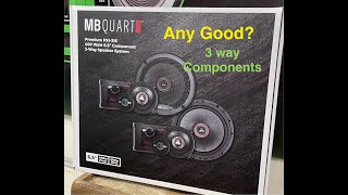 Component Speaker Test Part 4 MB Quart 3 way PS1316 China Cheap [upl. by Anstice599]