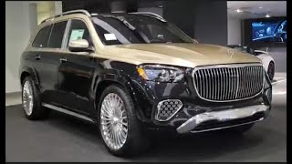 MercedesMaybach GLS 600 2024 in Obsidian Black MKalahari Gold M w Black Exclusive Nappa Interior [upl. by Cave508]