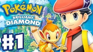 Pokemon Brilliant Diamond and Shining Pearl  Gameplay Walkthrough Part 1  Sinnoh Region Intro [upl. by Wong]