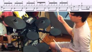 Rockschool Drums Grade 8  Nosso Samba 八級鼓 Drum Cover amp Tutorial [upl. by Traver]