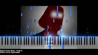 Sheet Music Boss  Rush E Piano Cover Synthesia Free MIDI File [upl. by Atteragram803]