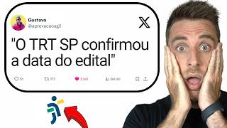 🚨 URGENTE TRT SP confirma EDITAL em 2024 [upl. by Orvah569]