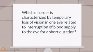 What are the symptoms of amaurosis fugax [upl. by Aienahs]