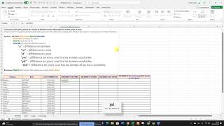 Excel  CALCUL DANCIENNETÉ AVEC LA FONCTION DATEDIF [upl. by Ak199]