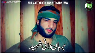 Burhan Wani Shaheed  شہید برہان وانی  Burhan Wani Status  Kashmiri Mujahideen  Burhan Wani [upl. by Ardnuyek]