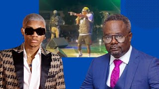 Flag Bearer Picks Shatta Wale Fan Misbehaves At Ningo Show Kidi’s Flop Explained [upl. by Buyers]