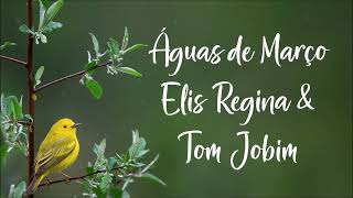 Águas de Março  Letra  Elis Regina e Tom Jobin [upl. by Hodgson]