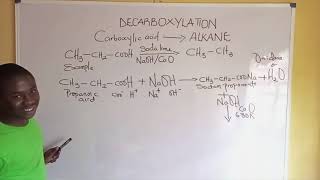 How to prepare Alkane By Decarboxylation for 2023 JAMB Chemistry [upl. by Fondea]