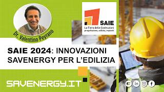 Cappotto termico e non solo ecco i 4 prodotti innovativi presentati da Savenergy SAIE Bologna 2024 [upl. by Netsyrk]