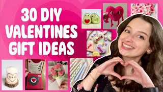 30 DIY Valentines Day Gift Ideas 💗 Easy handmade romantic gift inspo😍 [upl. by Anekam]