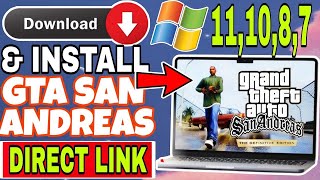 How to Download Gta San Andreas on PcLaptop For Free 2024 w 111087  GTA San Andreas [upl. by Islek]