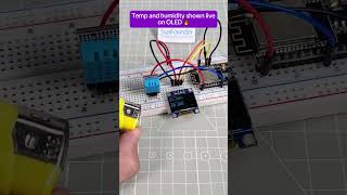 ESP32 Project Live Temp amp Humidity Display with OLED Screen [upl. by Inad]