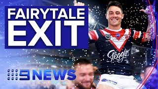 Roosters Cooper Cronk ends career with final act of courage  Nine News Australia [upl. by Toddy]