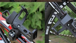 Strauss Adjustable Bicycle Bottle Holder with Quick Release Clamp Black [upl. by Cherice]