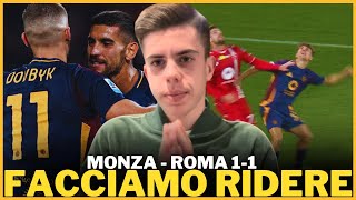 🟡🔴 super sfogo SERIE B  MONZA  ROMA 11  colpa di DE ROSSI 😂🤫 [upl. by Service]