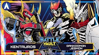 Kentaurosmon VS Jesmon amp Gankoomon  BATTLE VAULT Royal Knights  Episode 4  Digimon TCG Gameplay [upl. by Oiracam]