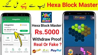 Hexa Block Master App Payment Proof Hexa Block Master App Real Or Fake  Hexa Block Master App Use [upl. by Almire]