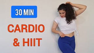 30 MIN FAT BURNING WORKOUT NO EQUIPMENT FULL BODY HIIT WORKOUT [upl. by Aiksa]