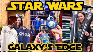 STAR WARS GALAXYS EDGE New Merch Tour January 2024  Hollywood Studios  Walt Disney World [upl. by Oika]