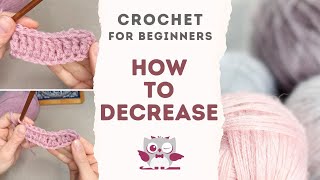 How to Decrease in Crochet  sc2tog hdc2tog dc2tog tr2tog [upl. by Drofwarc493]