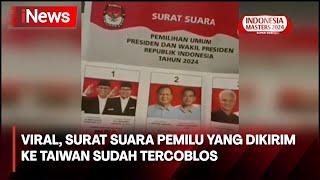 Buntut dari Viralnya Video Surat Suara Pilpres 2024 Dicoblos WNI di Taiwan [upl. by Akemihs]