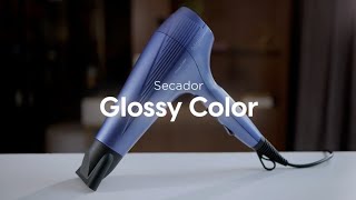 Secador Glossy Color Elgin  Tourmaline Ion  2000W de potência [upl. by Ardnwahsal]