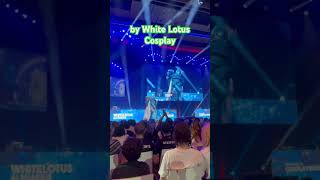 Alpharius White Lotus cosplay esports gaming convention Vienna amazing well done shorts viral [upl. by Aitan]