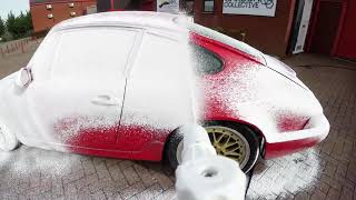 Carbon Collective Ultimus Snow Foam  Porsche 964 GoPro 4K [upl. by Emerald]