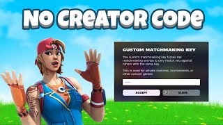 How To Make a Fortnite Custom Match WITHOUT a Creator Code Working 2024 [upl. by Ettore554]