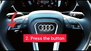 Audi Q3 G2 F3 2019   Reset the maintenance indicator [upl. by Durham]