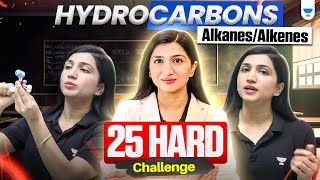 Hydrocarbons  Alkanes amp Alkenes  25 Hard Challenge  NEET 2025  Akansha Maam [upl. by Mallorie159]