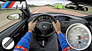 830HP BMW M3 E92 SK3 RR INFINITAS TOP SPEED DRIVE ON GERMAN AUTOBAHN 🏎 [upl. by Ydnak278]