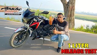 quotApache RTR 160 2V BS6 Mileage Test – Real Road Performancequot [upl. by Odey]