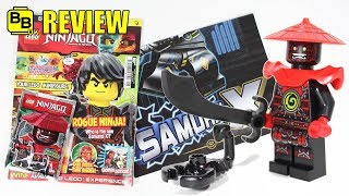 LEGO NINJAGO MAGAZINE ISSUE 28 STONE SWORDSMAN REVIEW [upl. by Kreit]