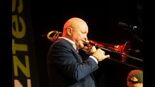 Jazzfest Bonn 2018 Nils Landgren Quartet quotBroken Wingsquot Richard Page Post Tower [upl. by Elpmid]