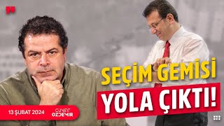 CEKETİ ÇIKARDI KOLLARI SIVADI İMAMOĞLUNUN SEÇİM GEMİSİ PROTESTOLARLA YOLA ÇIKTI [upl. by Acissj]