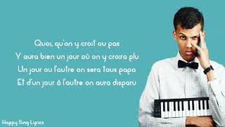 PAPAOUTAI  STROMAE Lyrics [upl. by Elpmid]