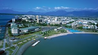 Cairns Tour  Esplanade Lagoon amp Harbor amp Pier Nightlife [upl. by Edgerton]