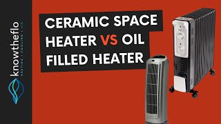 Ceramic Space Heater vs Oil Filled Heater Quick Pros amp Cons Guide [upl. by Mavra219]