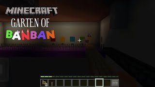 Garten of banban in minecraft  Android Gameplay [upl. by Carling417]