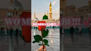 Wo Mera Nabi Hai 💞 womeranabi meranabi islamic islamicnaat naats islamicvideo shorts video [upl. by Elbertina]