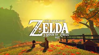 3 Hour of Relaxing Zelda Songs to chillstudysleep [upl. by Lekim867]