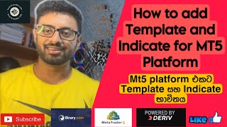 How to add Template and Indicate for MT5 Platform TechTravellerLife [upl. by Sheffy]